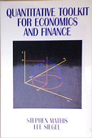 9781878975140: Quantitative Toolkit for Economics and Finance