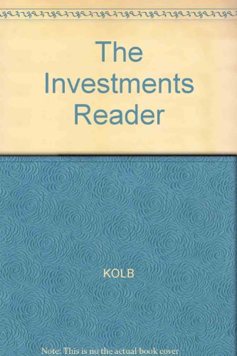 Imagen de archivo de Investments Reader (Second Edition) a la venta por gigabooks