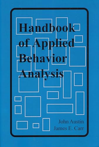 9781878978349: Handbook of Applied Behavior Analysis