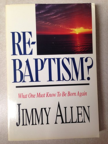 Beispielbild fr Rebaptism zum Verkauf von ThriftBooks-Atlanta