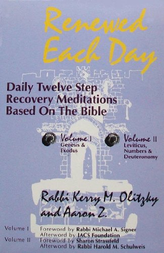 Stock image for Renewed Each Day: Daily Twelve Step Recovery Meditations Based on the Bible (Two Volume set - Boxed ed) for sale by Front Cover Books