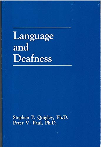 9781879105010: Language and Deafness