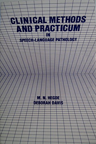 9781879105423: Clinical Methods and Practicum in Speech-Language Pathology