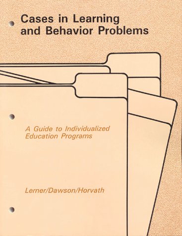 9781879215061: Cases in Learning and Behavior Problems: A Guide to Individualized Education Programs