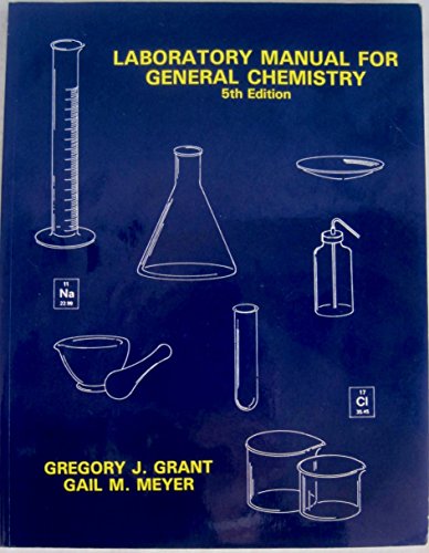 Beispielbild fr Laboratory Manual for General Chemistry zum Verkauf von HPB-Red