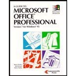 Imagen de archivo de A Guide to Microsoft Office 97 Professional: For Windows 95 a la venta por Ergodebooks