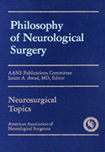 Beispielbild fr Philosophy of Neurological Surgery (AAN) zum Verkauf von HPB-Red
