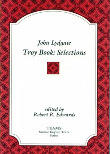 9781879288997: Troy Book (TEAMS Middle English Texts Series): Selections