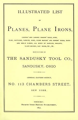 Imagen de archivo de Sandusky Tool Co. 1877 Catalog a la venta por Save With Sam
