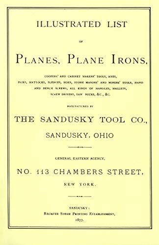 Stock image for Sandusky Tool Co 1877 Catalog for sale by PBShop.store US