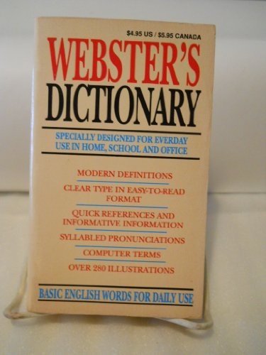 Stock image for Webster's Dictionary for sale by HPB-Diamond