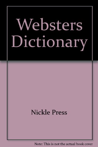 Stock image for Giant Print Webster's Dictionary: Basic English Words for Daily Use for sale by Faith In Print