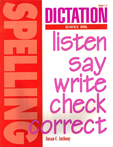 Stock image for Dictation Resource Book (Use with Spelling Plus) for sale by ThriftBooks-Dallas
