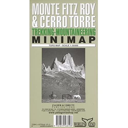 Stock image for Monte Fitz Roy & Cerro Torre Minimap: Trekking & Mountaineering for sale by Revaluation Books