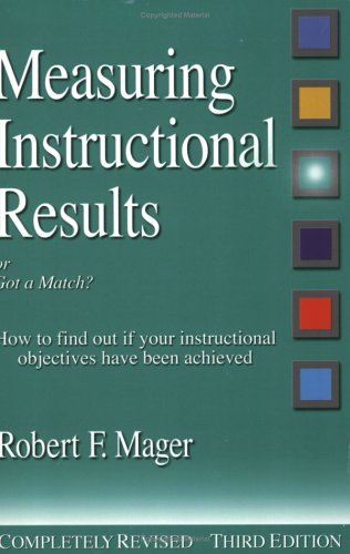 Beispielbild fr Measuring Instructional Results : How to Find Out If Your Instructional Objectives Have Been Achieved zum Verkauf von Better World Books