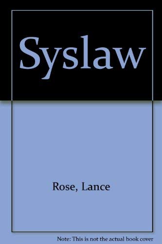Syslaw (9781879705012) by Rose, Lance