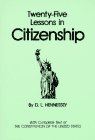 Imagen de archivo de Twenty-Five Lessons in Citizenship a la venta por Better World Books