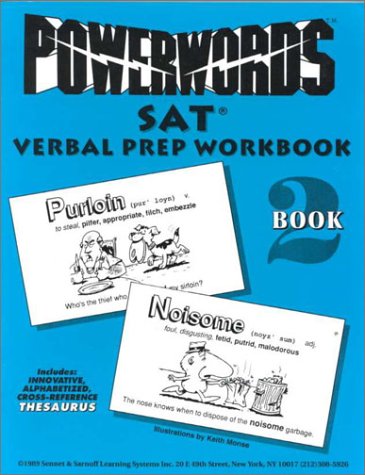 9781879871069: Powerwords Sat Verbal Prep Workbook/Book 2
