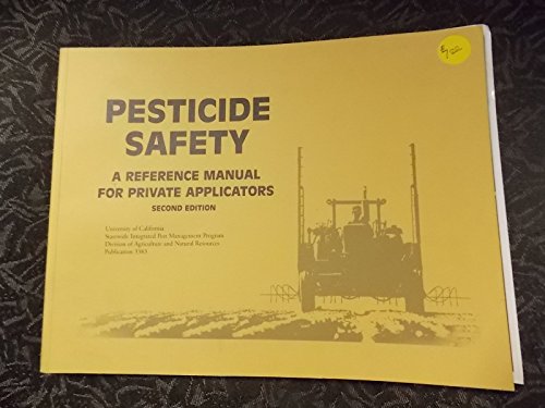 Imagen de archivo de Pesticide Safety : A Reference Manual for Private Applicators a la venta por GreatBookPrices