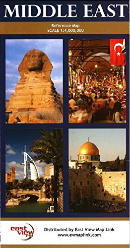Stock image for Middle East : reference map (English, Spanish, French, Italian, German and Russian Edition) for sale by Jenson Books Inc