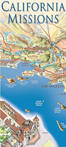Stock image for California Missions Map for sale by GF Books, Inc.
