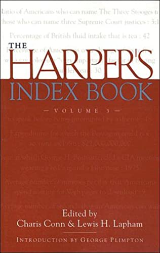 Imagen de archivo de The Harper's Index Book, Vol. 3 a la venta por SecondSale