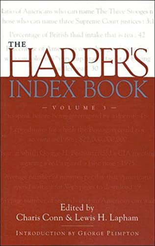 Stock image for The Harper's Index Book, Vol. 3 for sale by Wonder Book