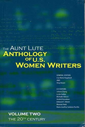9781879960770: The Aunt Lute Anthology of U. S. Women Writers, Vol. 2: The 20th Century