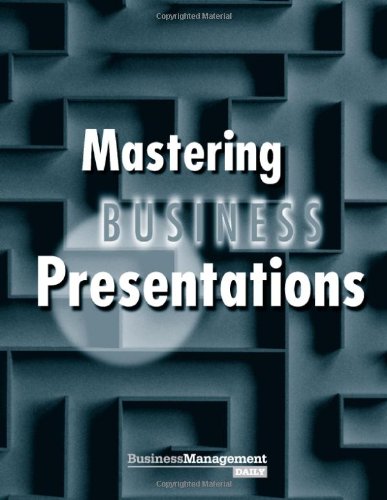 Stock image for Mastering Business Presentations for sale by Your Online Bookstore