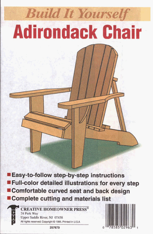 9781880029633: Build It Yourself: Adirondack Chair