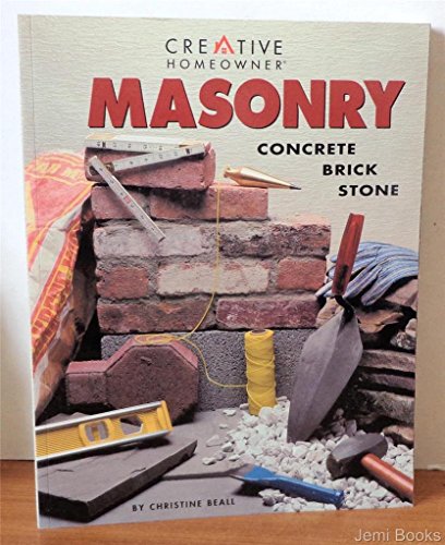 Stock image for Masonry: Concrete, Brick, Stone for sale by Gulf Coast Books