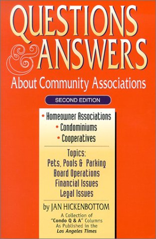 9781880039021: Questions & Answers: About Community Associations