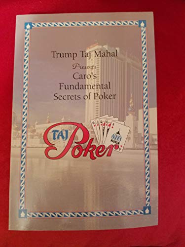 Beispielbild fr Caro's Fundamental Secrets of Poker zum Verkauf von Ergodebooks