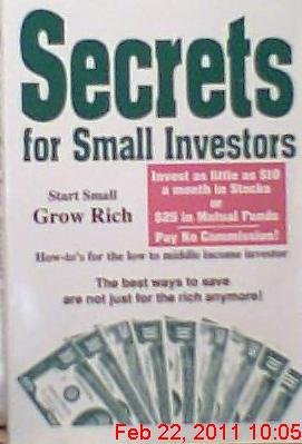Beispielbild fr Secrets For Small Investors zum Verkauf von Foxtrot Books
