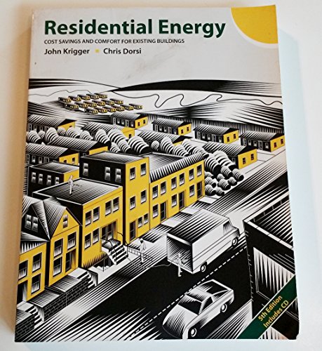 9781880120095: Residential Energy: Cost Savings and Comfort for Existing Buildings