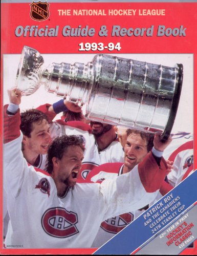 9781880141434: The National Hockey League Official Guide & Record Book 1993-94 (National Hockey League Official Guide and Record Book)