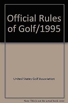 Stock image for Official Rules of Golf/1995 for sale by HPB-Emerald