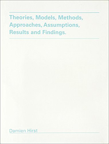 Beispielbild fr Damien Hirst: Theories, Models, Methods, Approaches, Assumptions, Results and Findings zum Verkauf von Better World Books