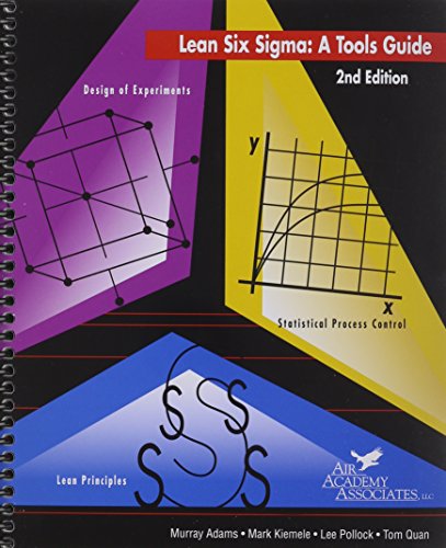 Imagen de archivo de Lean Six Sigma: A Tools Guide a la venta por Goodwill of Colorado