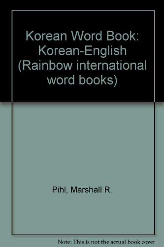 9781880188521: Korean Word Book: Korean-English (Rainbow international word books)