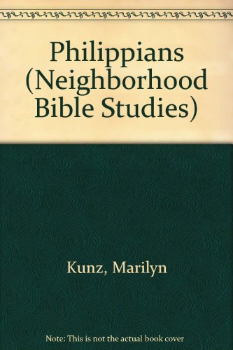 Imagen de archivo de Philippians (Neighborhood Bible Studies) a la venta por dsmbooks