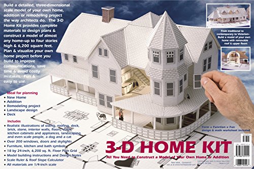 Stock image for 3-D Home Kit: All You Need to Construct a Model of Your Own Home or Addition for sale by 2nd Life Books