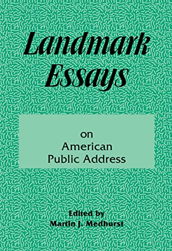 Stock image for Landmark Essays on American Public Address: Volume 1 for sale by Revaluation Books