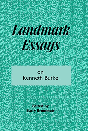 Stock image for Landmark Essays on Kenneth Burke : Volume 2 for sale by Better World Books Ltd