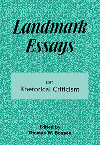 Stock image for Landmark Essays on Rhetorical Criticism (Landmark Essays Series) for sale by Books of the Smoky Mountains