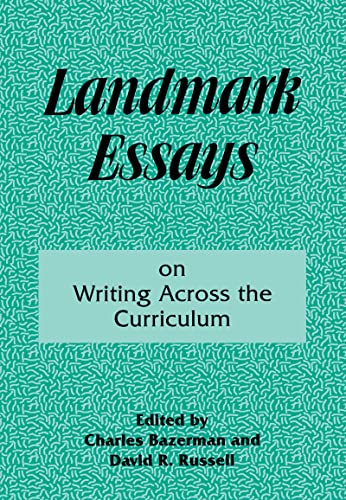 Imagen de archivo de Landmark Essays on Writing Across the Curriculum : Volume 6 a la venta por Better World Books