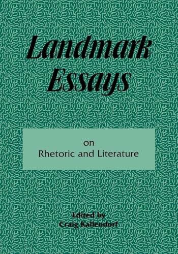 Stock image for Landmark Essays on Rhetoric and Literature: Volume 16 (Landmark Essays Series) for sale by Chiron Media