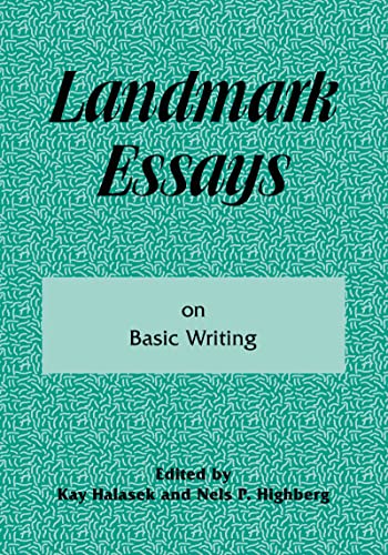 Imagen de archivo de Landmark Essays on Basic Writing (Landmark Essays Series) a la venta por HPB Inc.