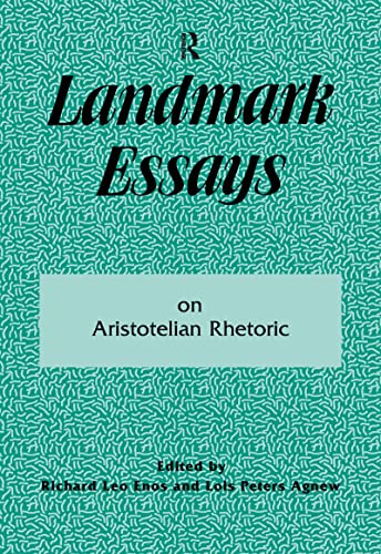 Stock image for Landmark Essays on Aristotelian Rhetoric (Landmark Essays Series) for sale by Red's Corner LLC