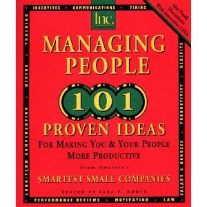 Beispielbild fr Managing People: 101 Proven Ideas zum Verkauf von Wonder Book
